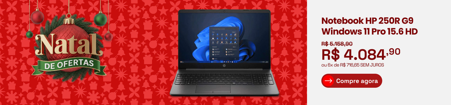 Banner Desk - Notebook HP 250R