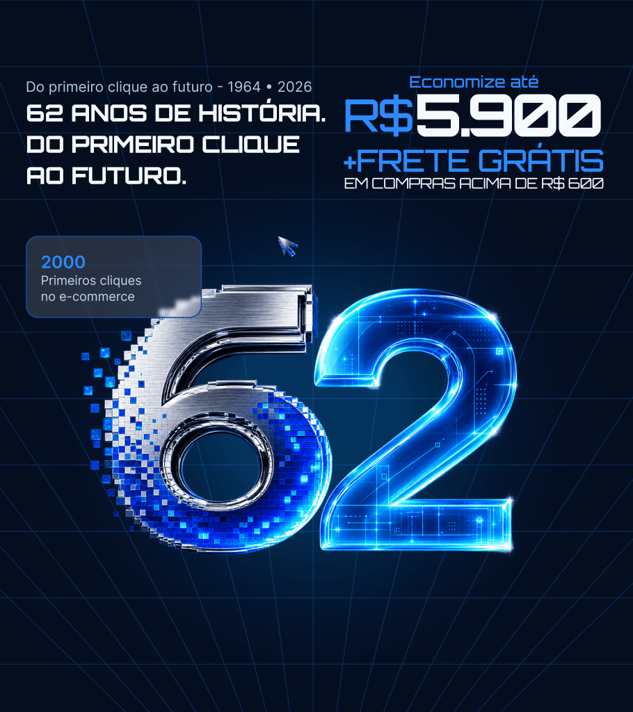 Frete grátis nas compras acima de R$ 600