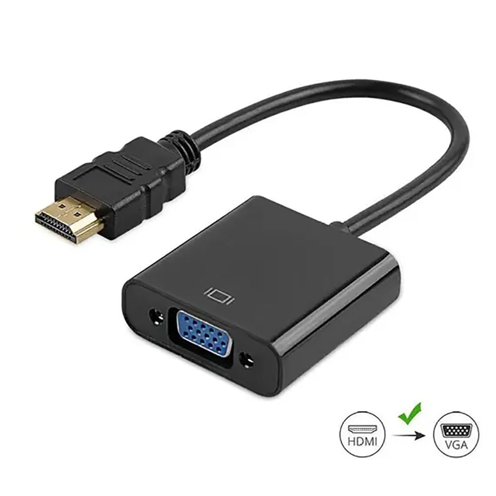 Cabo HDMI X VGA C/Saída Áudio P2st 15CM 60.146 Cabos Golden ...