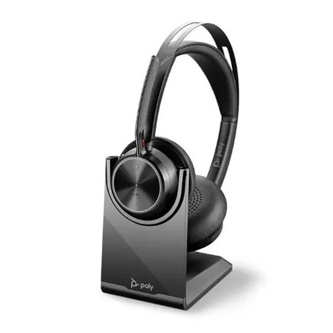 Headset Bluetooth Voyager Focus 2 C/ Base 213727-02 M Poly