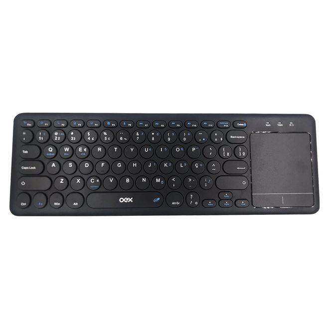 TECLADO-SEM-FIO-SLIM-REFERENCE-TC509-BLUETOOTH-WIRELESS-TOUCH-PAD-OEX-4 TECLADO-SEM-FIO-SLIM-REFERENCE-TC509-BLUETOOTH-WIRELESS-TOUCH-PAD-OEX-4