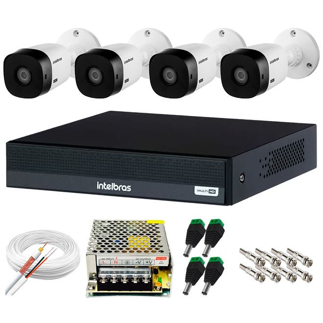 KIT-CFTV-INTELBRAS-4-CAMERAS-BULLET-HD-1420---DVR-MHDX-3004-C_1