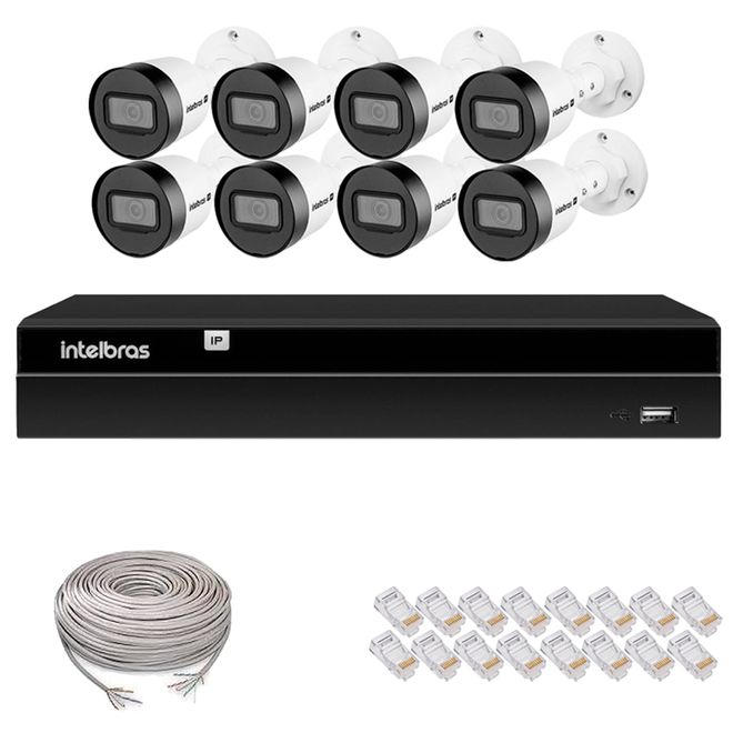 KIT-19-CFTV-IP-INTELBRAS-8-CAMERAS-BULLET-HD-1430---NVD-1408-POE_1