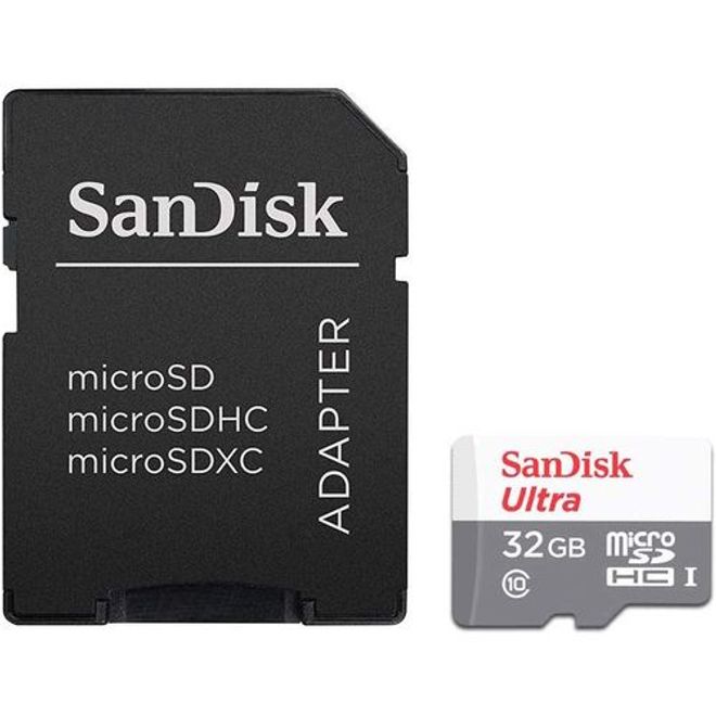 Cartão de Memória 32GB Ultra Micro SD Classe 10 SDSQUNS-GN3MA SanDisk