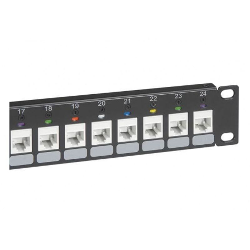 Patch Panel com Guia Traseiro Metalico Descarregado Linkeo 6 327 92 Legrand