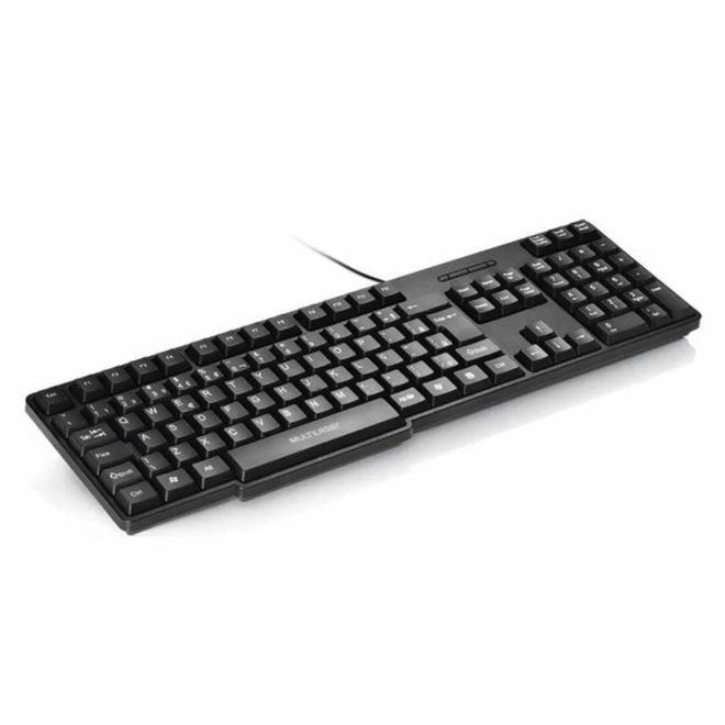 Teclado com Fio PS2 Slim TC225 Multilaser Teclado com Fio PS2 Slim TC225 Multilaser
