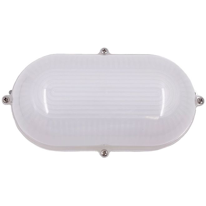 Luminária LED Arandela Tartaruga com Sensor de Presença Bivolt DNI 6220 Branca Leitosa