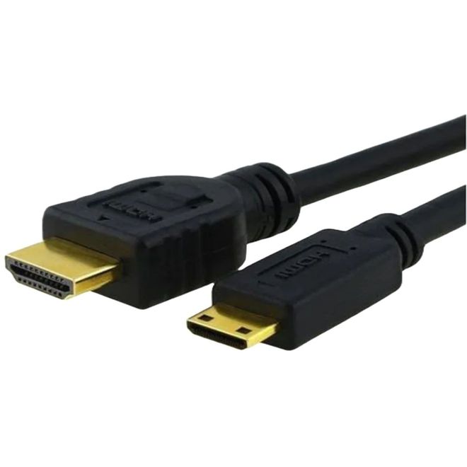 Cabo Conversor Mini HDMI X HDMI 3M 08.043 Cabos Golden Cabo Conversor Mini HDMI X HDMI 3M 08.043 Cabos Golden