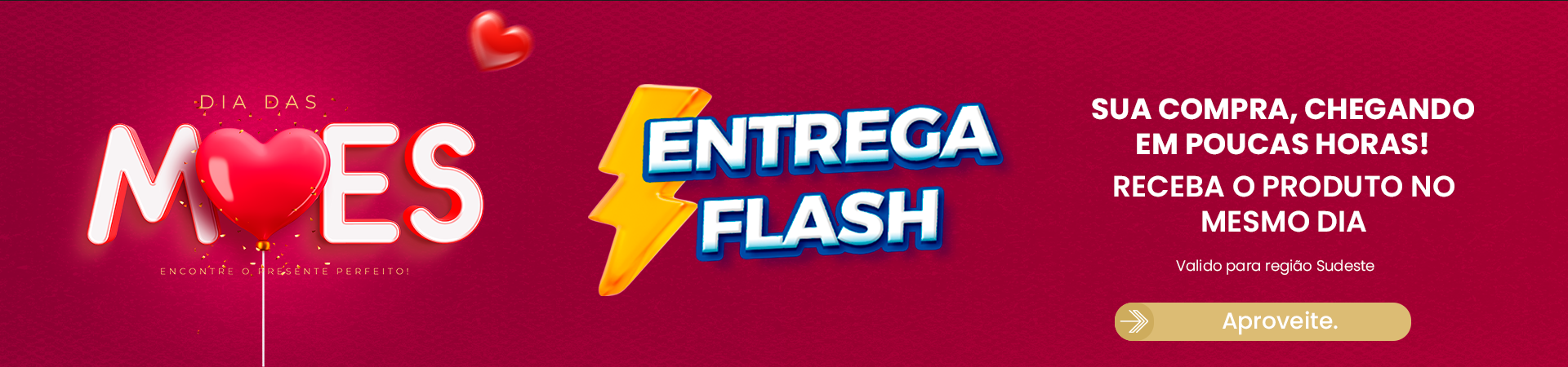 Banner Desk - Entrega Flash