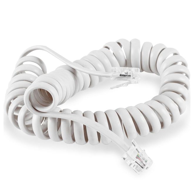 Cabo Espiral Telefone Multitoc Branco 1,70m Dantas
