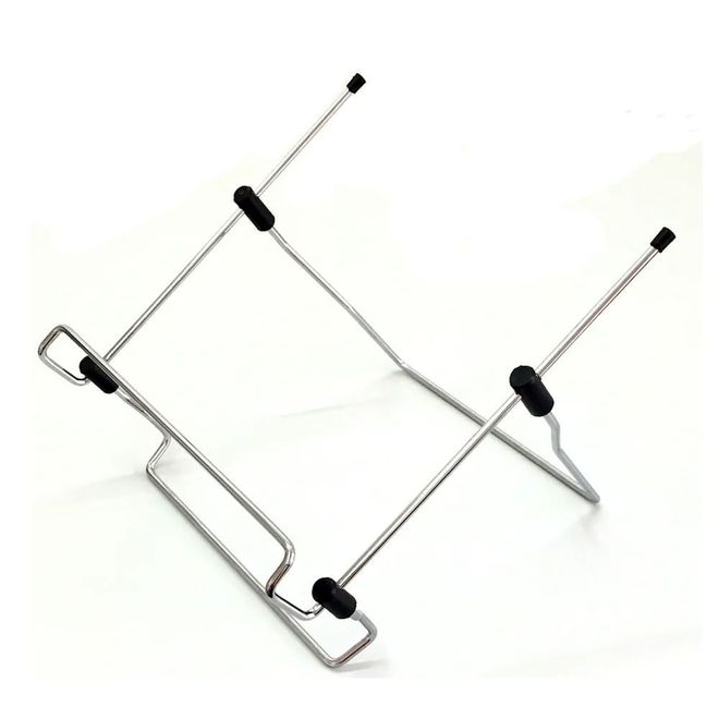 Suporte Notebook Regulável Cromado SN-1267 Digitador Suporte Notebook Regulável Cromado SN-1267 Digitador
