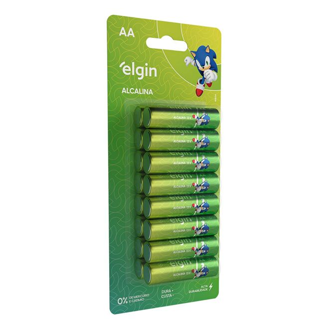 Pilha Alcalina Pequena  AA Com 16 Unids. Ele000000082351 Elgin