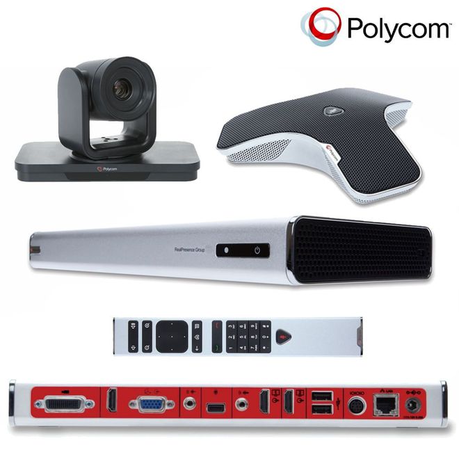 Videoconferência RealPresence Group 310 Eagle Eye IV 4X 7200-65340-212 - Polycom