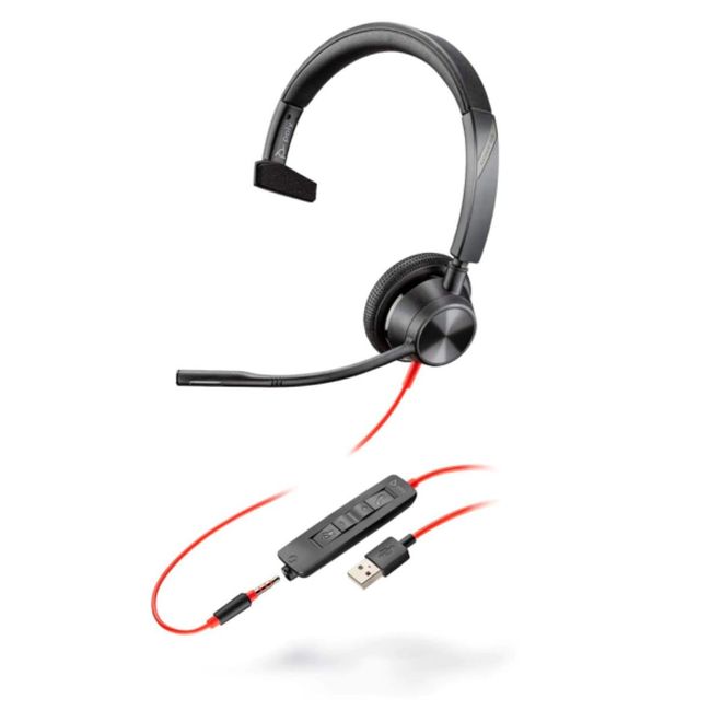 Headset Blackwire BW3315 USB-A 213936-101 Poly HP