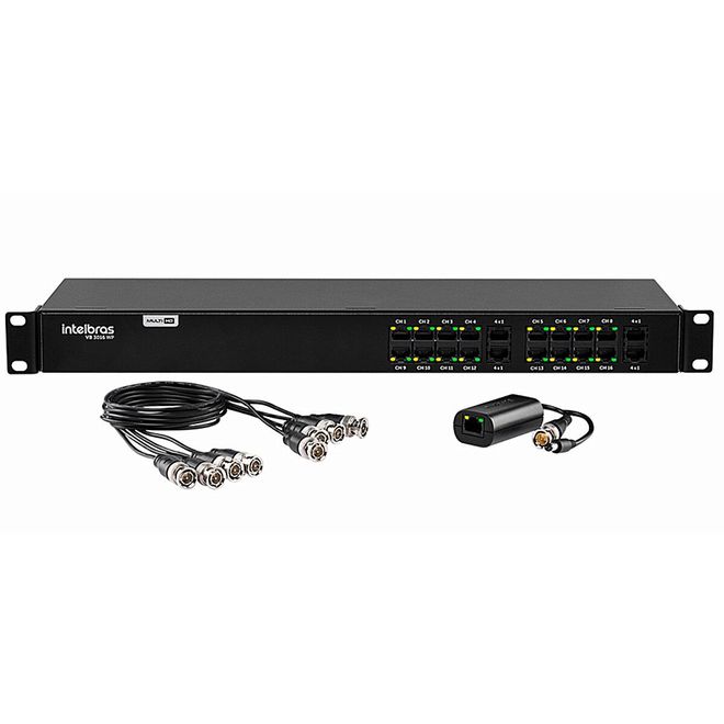 Power Balun com Alimentação, 4k 16 Canais VB 3016 4810030 Intelbras