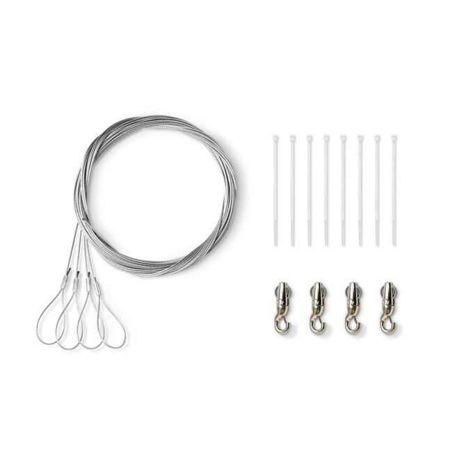 Kit Suspensão do Microfone Mxa920 por Cabo Metálico Quadrado A900gsm Shure