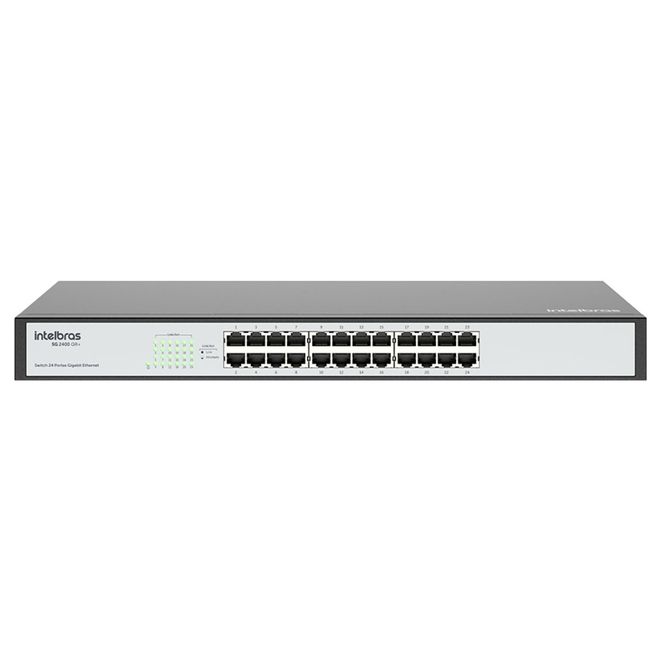 Switch Não Gerenciável 24 Portas SG 2400 QR+ 4760022 Intelbras