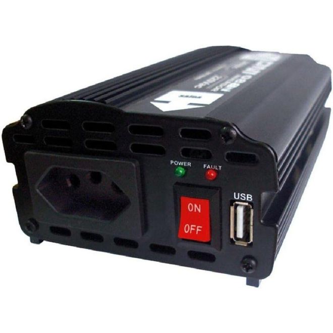 Inversor de Energia Entrada 12v/110v Ac 300w 1 Tomada 3p1 Usb 0882 Dni