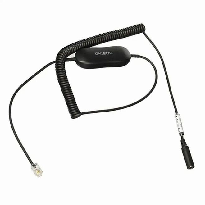 Adaptador RJ9 3,5mm GN1200 para Evolve Jack 88011-100 Jabra