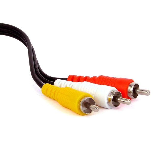 Cabo de Áudio e Vídeo RCA 1,8m Interneed Cabo de Áudio e Vídeo RCA 1,8m Interneed