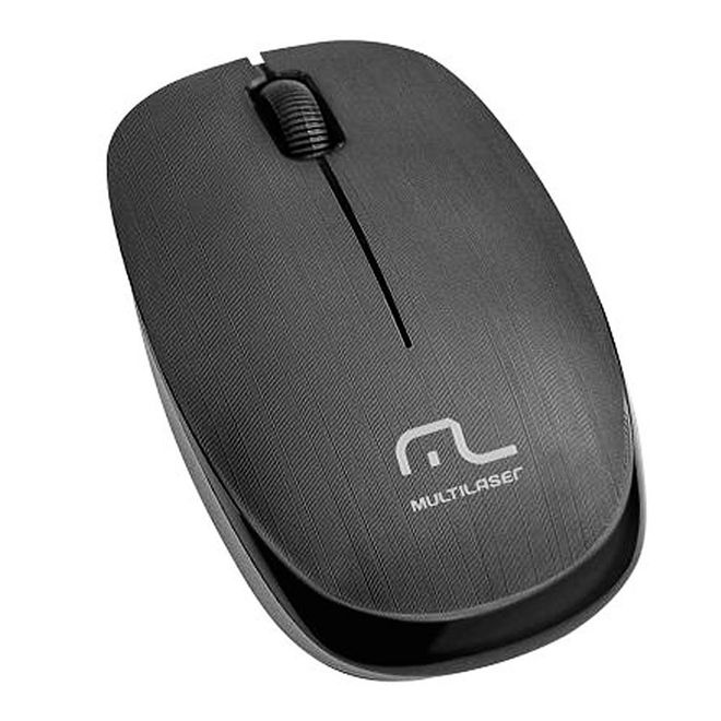 Mouse Sem Fio 2.4ghz 1200 Dpi Preto Mo251 Multilaser