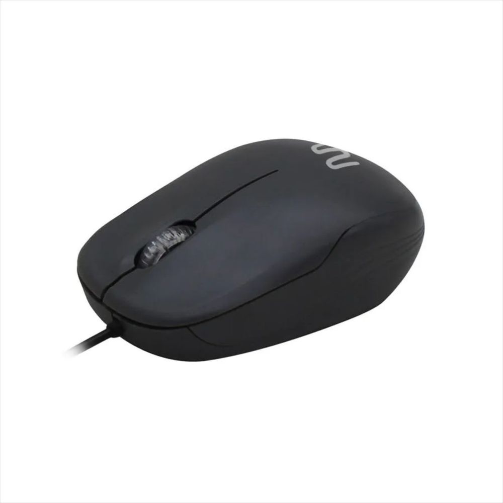 Mouse USB com Fio Multilaser MF200 Preto - Eletronica Santana