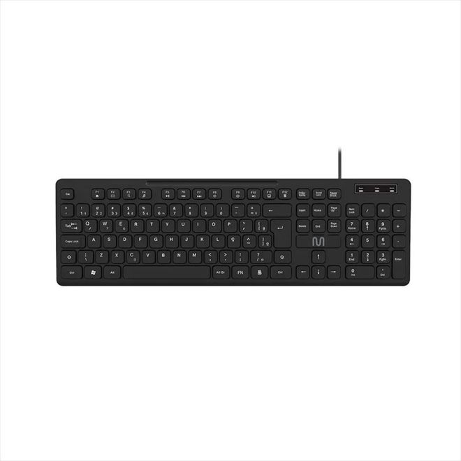 Teclado Com Fio TM300 Multimidia Preto TC294 Multilaser