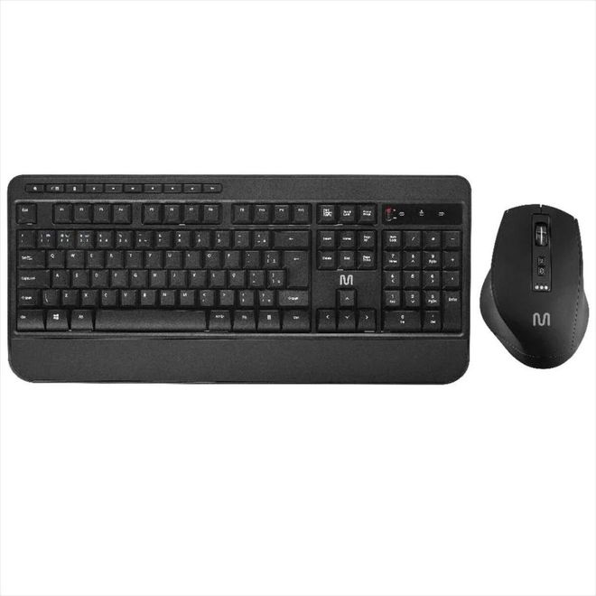 Teclado e Mouse USB Ajustável Preto TC301 Multilaser