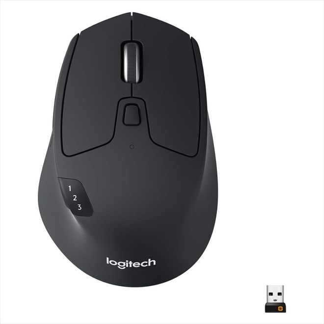 Mouse Sem Fio M720 Triathlon 910-004790 Logitech Mouse Sem Fio M720 Preto 910-004790 Logitech