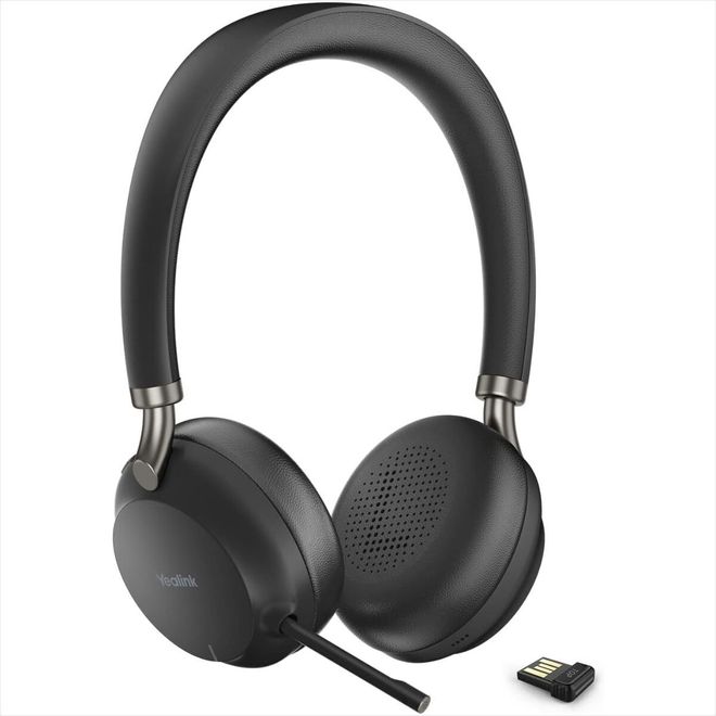 Headset Bluetooth BH72 Com Base Carregadora MS Teams Preto 68.6031 Yealink