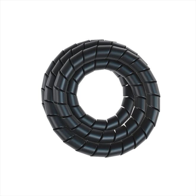 Organizador de Fios e Cabos 12mm x 50m Preto 5323 Sforplast