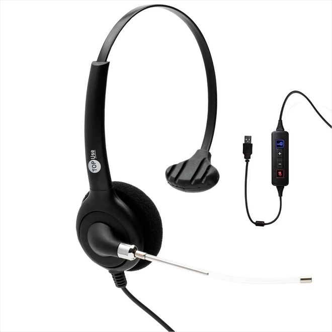 Headset Kit de Treinamento FP360 Cabo Liso USB Top Use