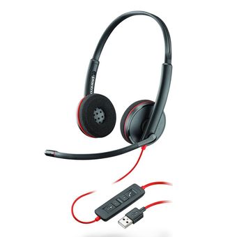 Headset-Plantronics---Poly-HP-USB-A-Blackwire-C3220-0