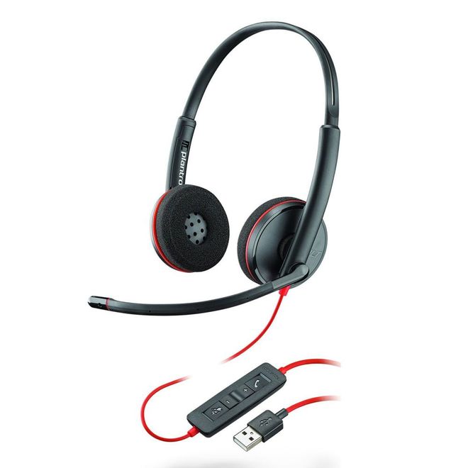 Headset-Plantronics---Poly-HP-USB-A-Blackwire-C3220-0