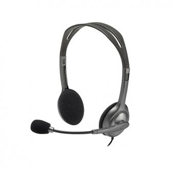 Headset-com-Fio-H111-Logitech-com-Microfone-