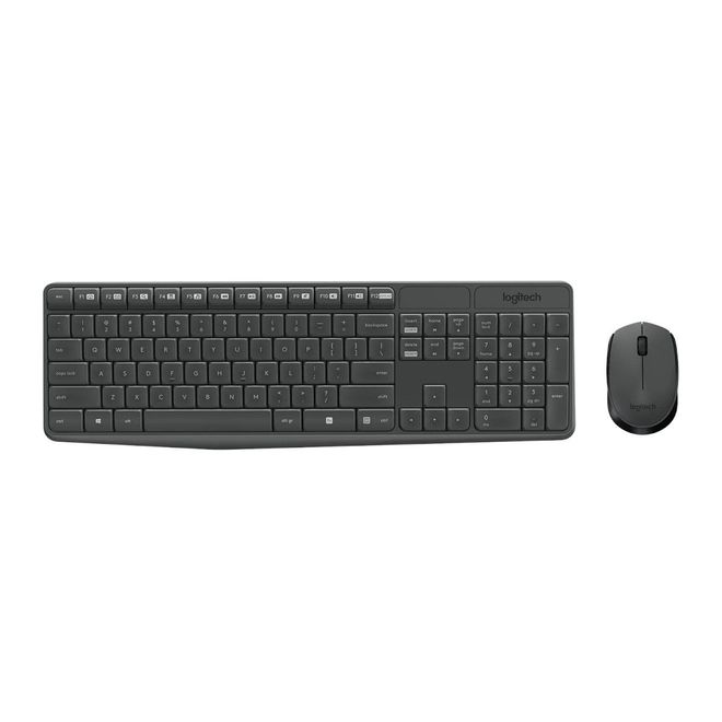 Kit Teclado e Mouse sem Fio MK235 Logitech