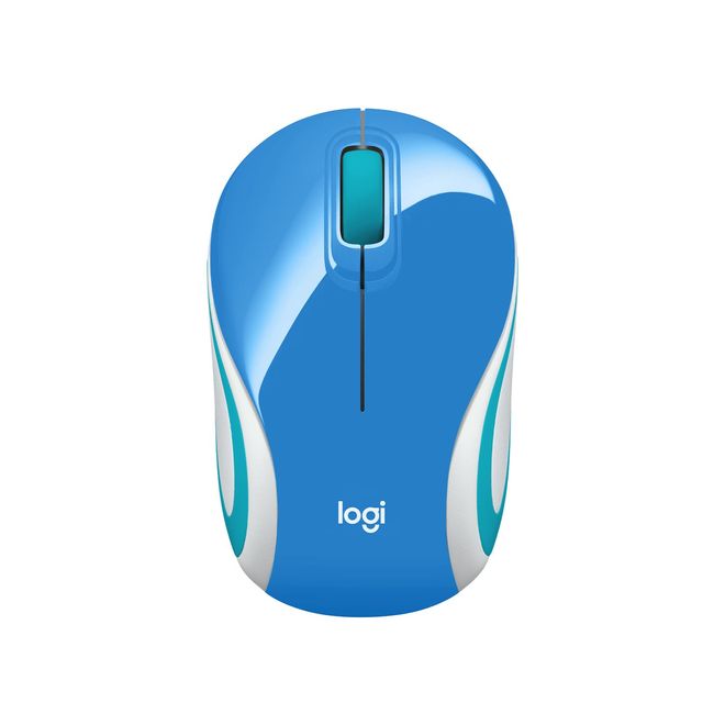 Mini Mouse Sem Fio M187 Azul Logitech
