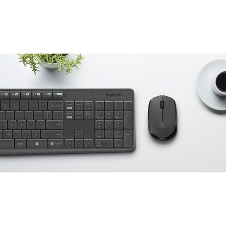 Kit Teclado e Mouse sem Fio MK235 Logitech Praticidade e