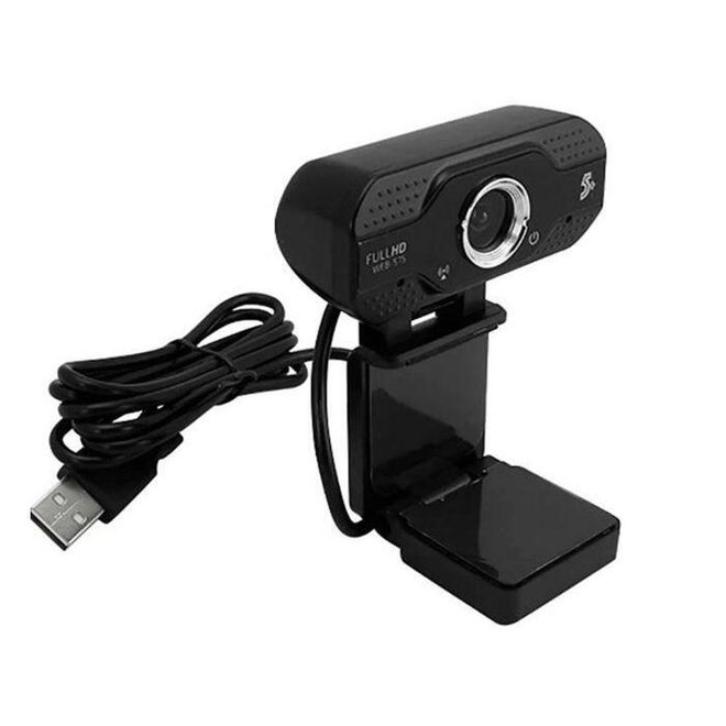 Webcam Full Hd 1080p 30fps Preta 015-0075