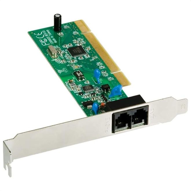 Placa de Fax Modem 56 Kbps PCI V1.0 M-P2200 - C3 Tech