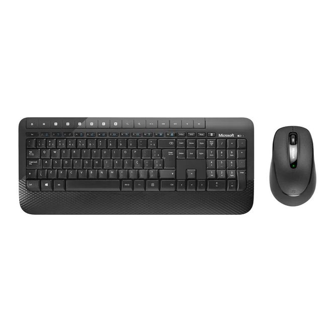 Teclado e Mouse sem Fio Desktop 2000 M7J-00021 Microsoft