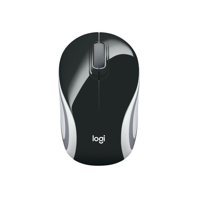 Mini Mouse Sem Fio 2,4 GHz M187 Preto 910-005459 Logitech