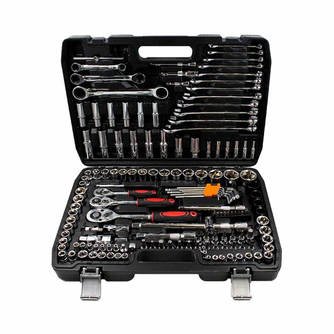 Maleta de Ferramentas Soquete Chave Catraca Combinada Allen 151 Peças TL-PCI-1D51R TF Imports