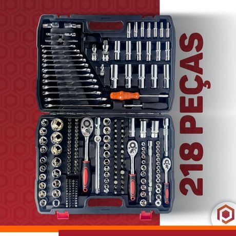 Maleta de Ferramentas 218 Peças | Praticidade e Versatilidade