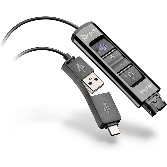 Adaptador Digital USB-A/C para QD Microsoft Teams DA85M 218268-01 Poly