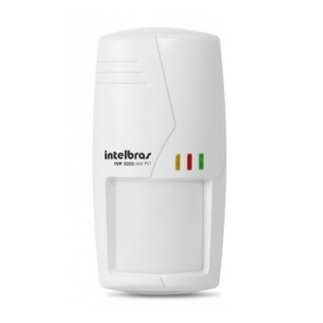 Sensor Infravermelho Passivo Com Fio IVP3000 MW Pet 4540004 Intelbras