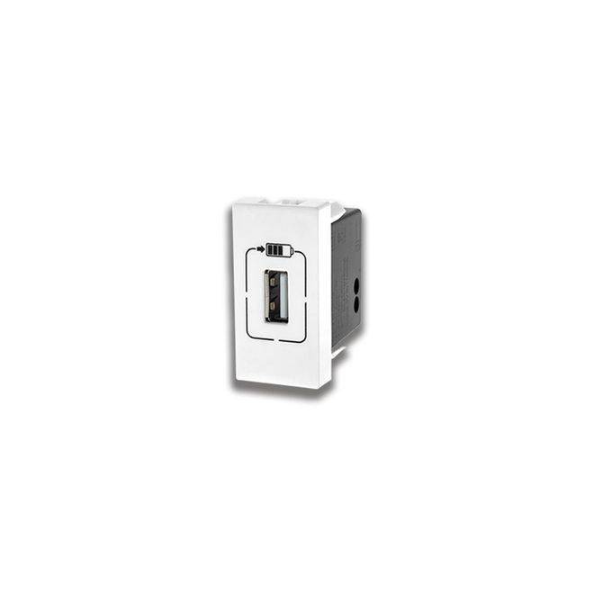 Carregador USB 1100mA 1M Branco 615088BC Legrand