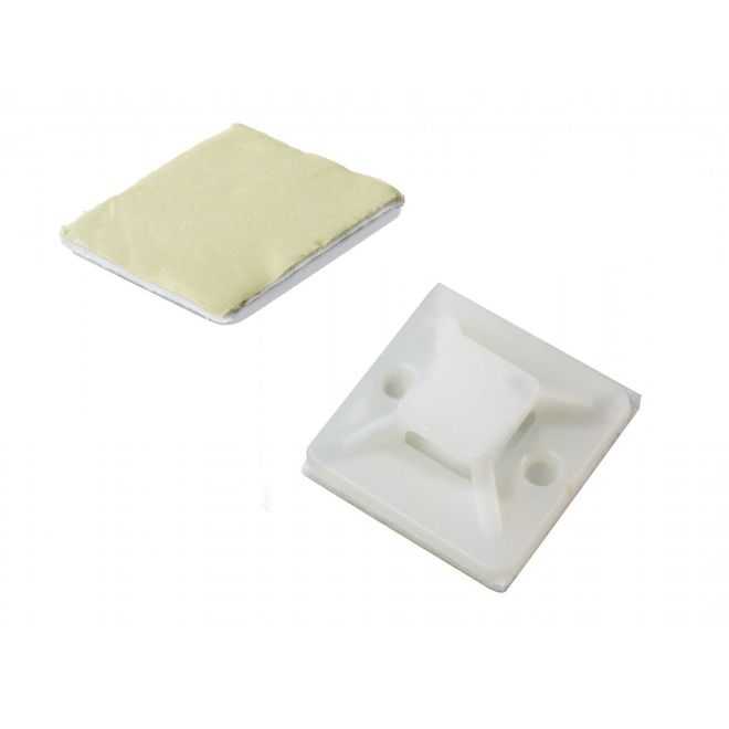 Fixador Auto Adesivo Cartela Com 20 28 X 28 MM 600003.20 Dutoplast