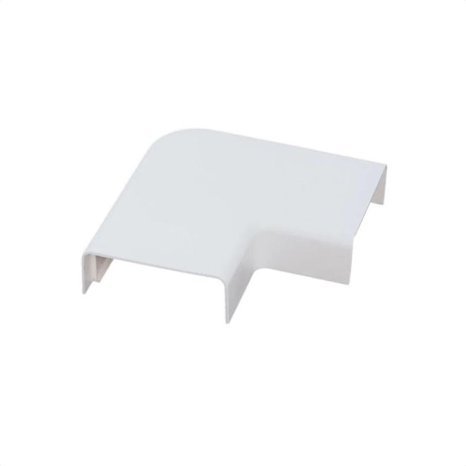 Cotovelo Para Canaleta Duto X6 90 Graus Bege 5122052 Dutoplast
