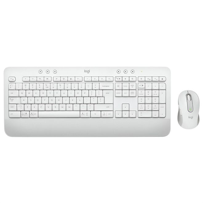 Teclado e Mouse Sem Fio 2,4ghz Mk650 Branco 920-011020 Logitech